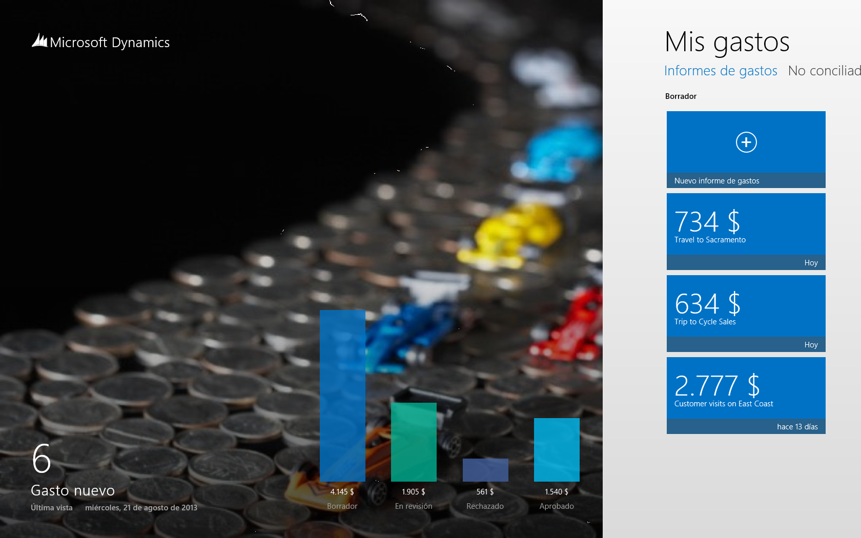 Imágen 1 Dynamics AX 2012 Expenses windows