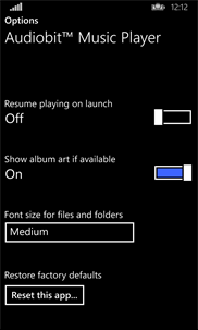 Audiobit Music Player screenshot 5