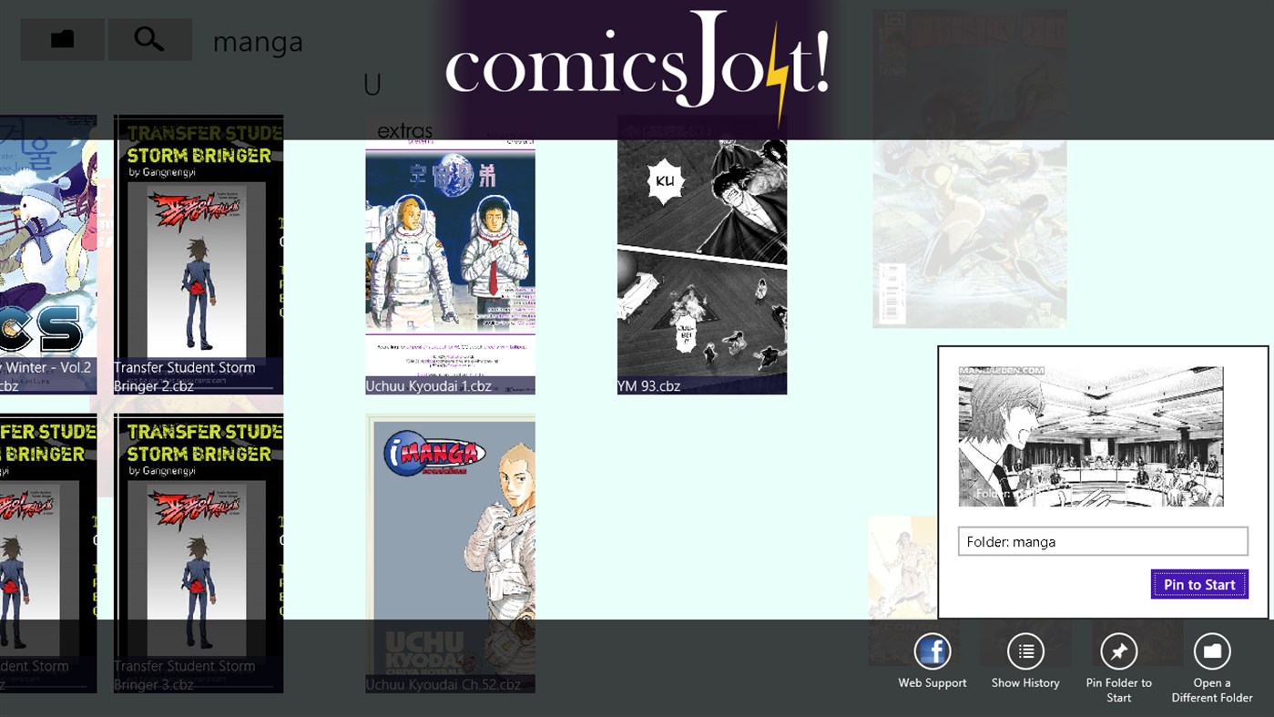 #3. comics Jolt! (Windows) 由: Lindybeat