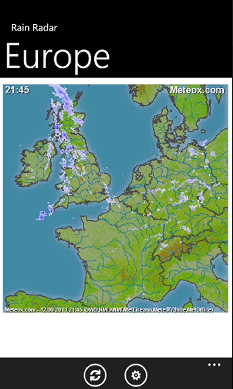 Screenshot 1 Rain Radar windows