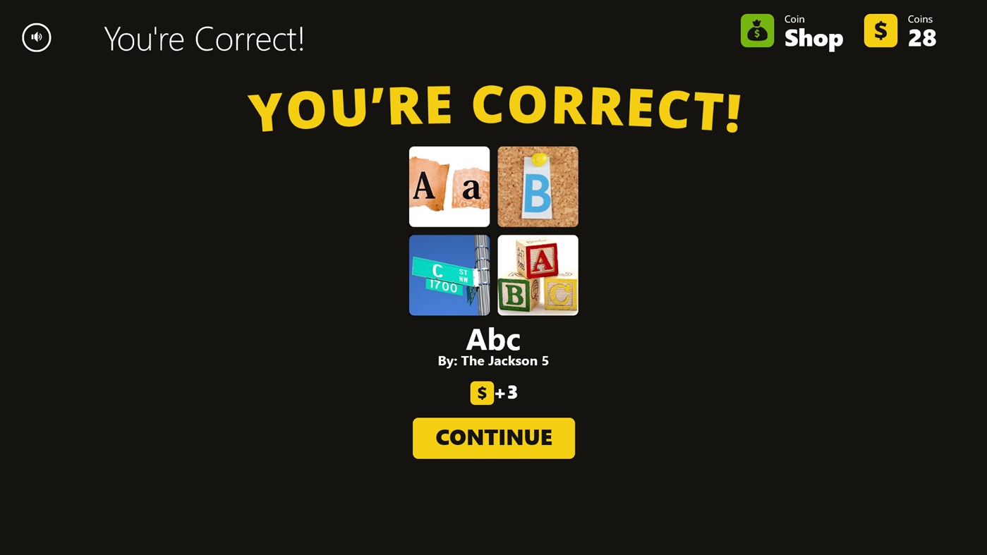 #4. Guess The Song - 4 Pics 1 Song (Windows) Podle: Random Logic Games