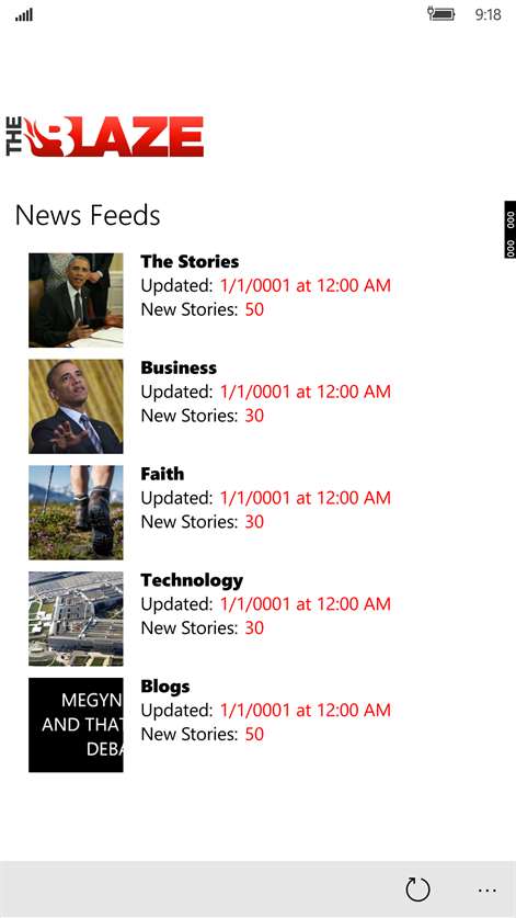 The Blaze News Screenshots 1