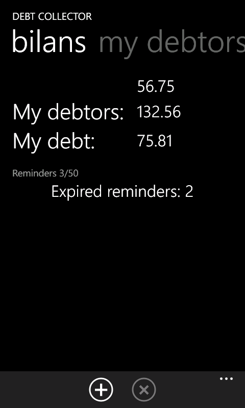 Screenshot 1 Debt Collector windows