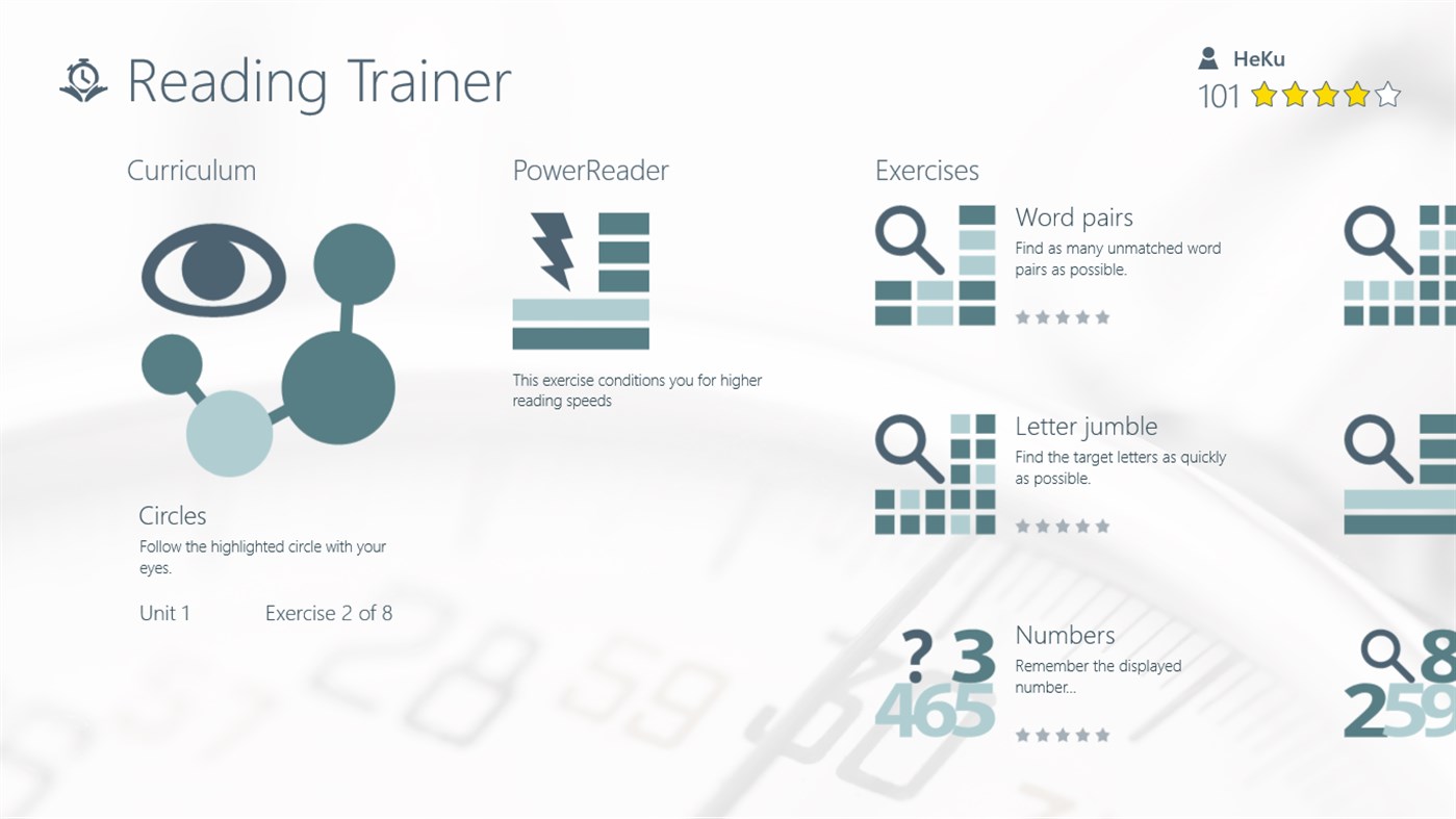 #1. Reading Trainer (Windows) Bởi: HeKu IT GmbH