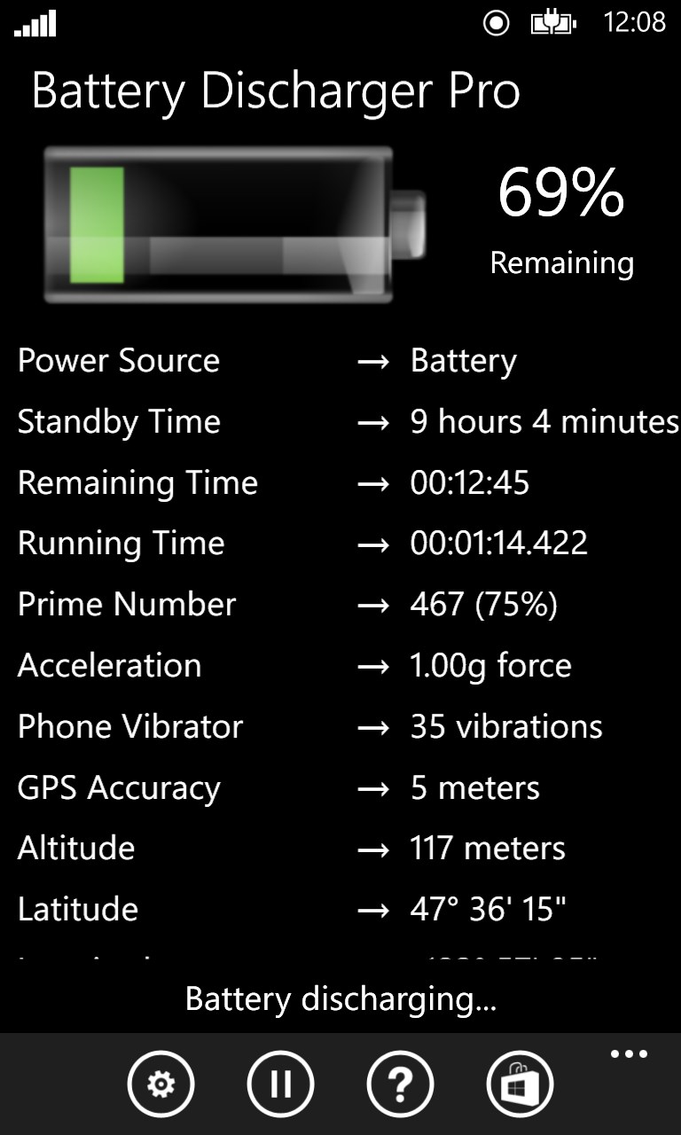 Captura 2 Battery Discharger Pro windows