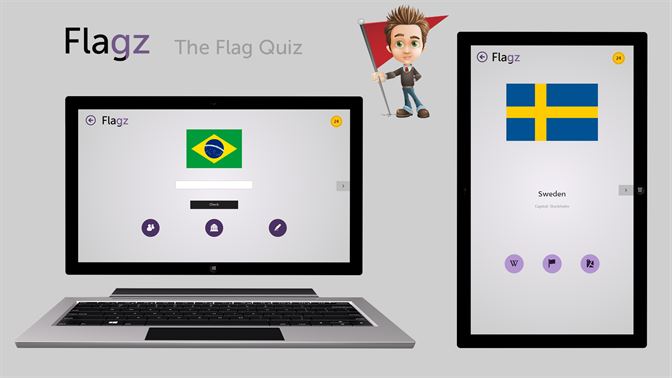 Flags Quiz - Jogo para Mac, Windows (PC), Linux - WebCatalog