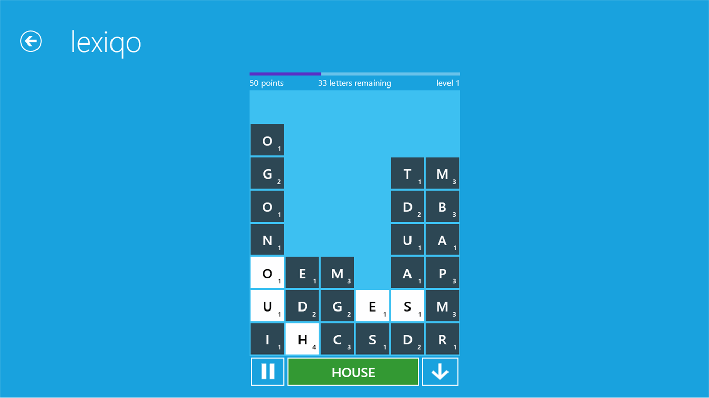 #1. lexiqo: word puzzle (Windows) Podle: MRG