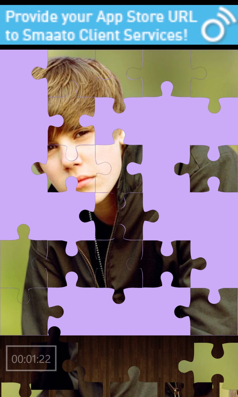 Screenshot 3 Justin Bieber Puzzle Overloaded windows