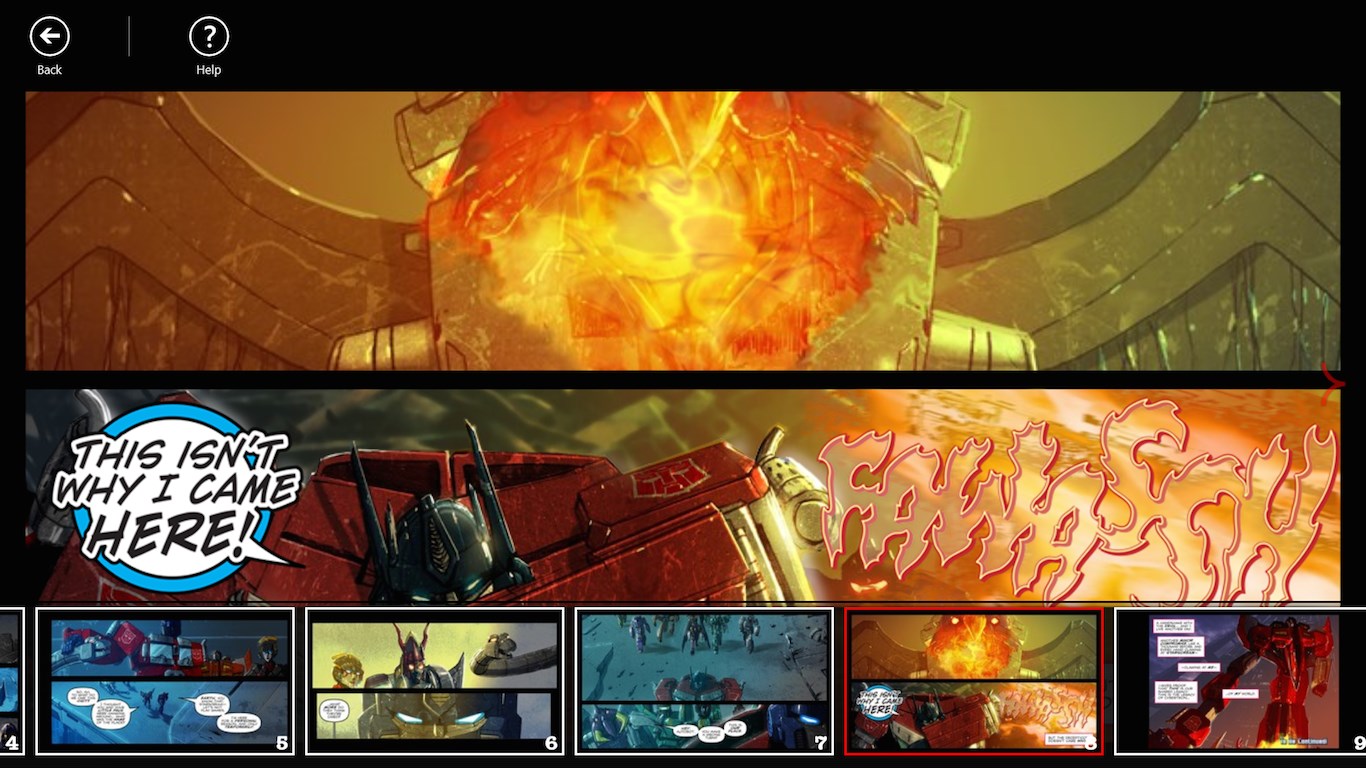 Interior page with scrubber