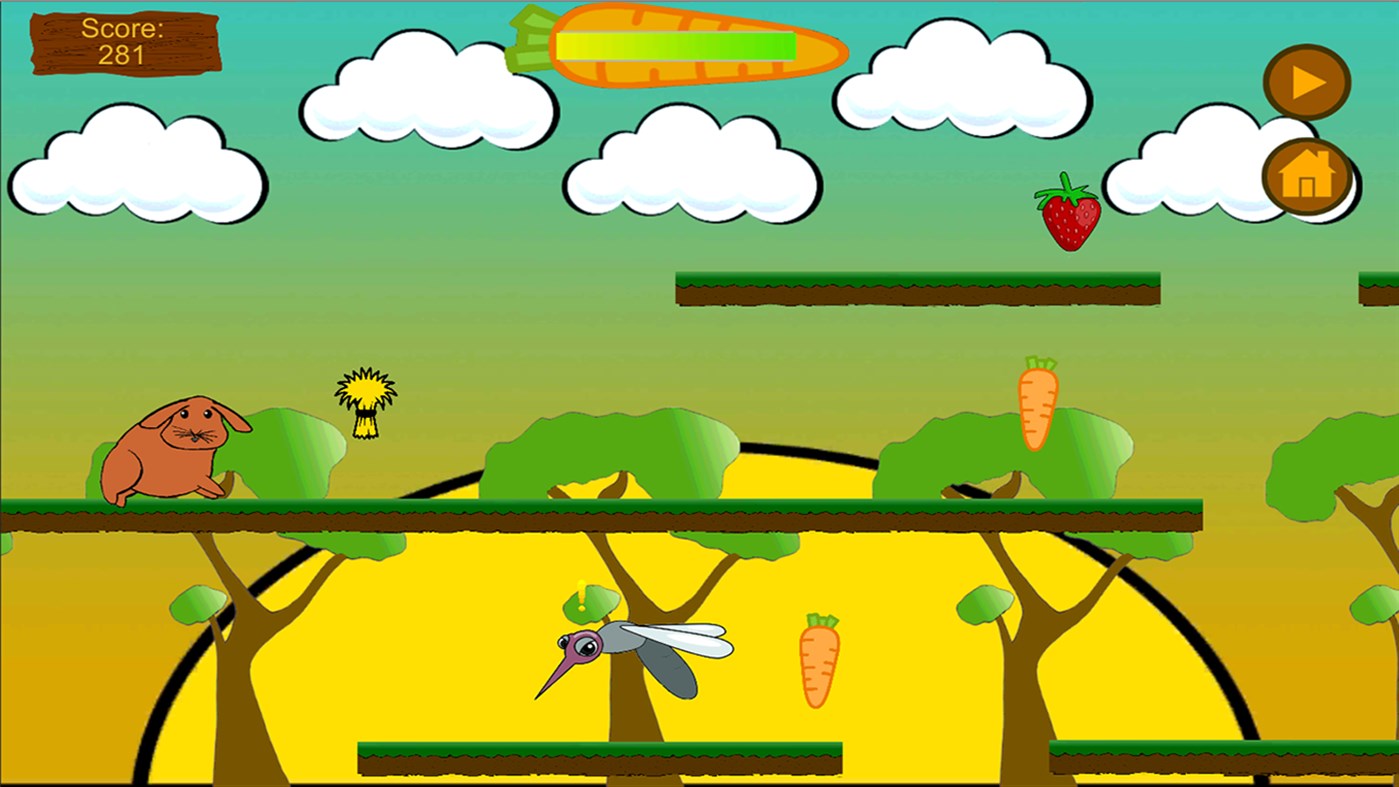 #3. Bunny Dash (Windows) Podle: SnowLeaf Studios