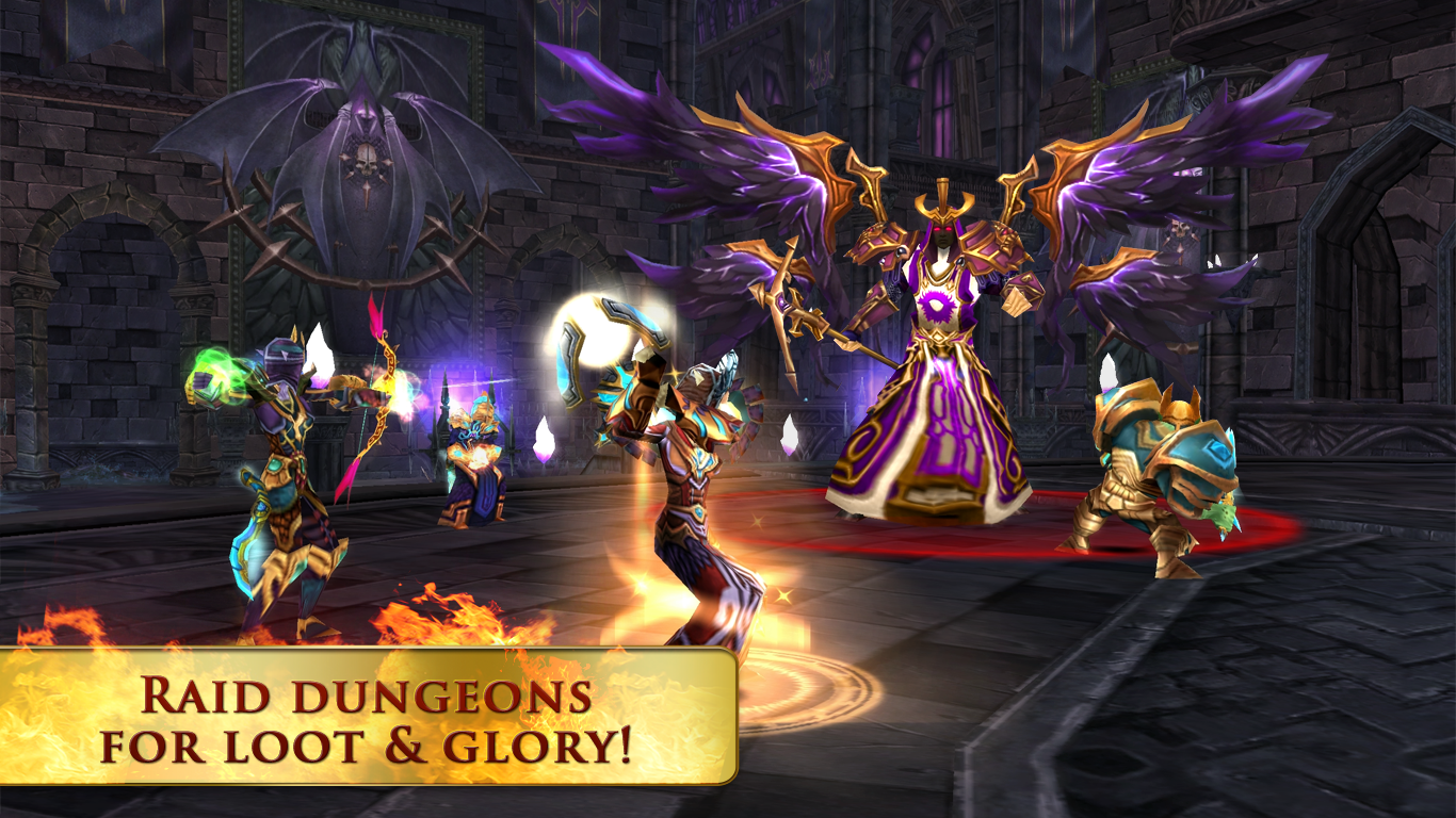 Raid dungeons for loot & glory!