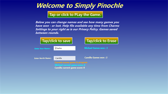 Simply Pinochle screenshot 1