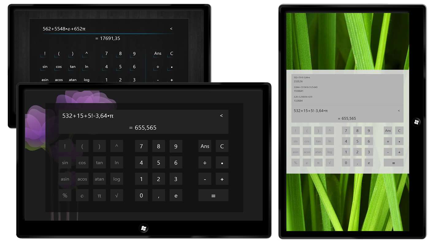 Windows 10 Asparion Calculator full