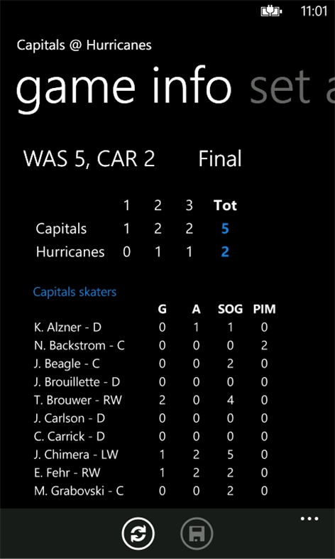 NHL Scores & Alerts Screenshots 2