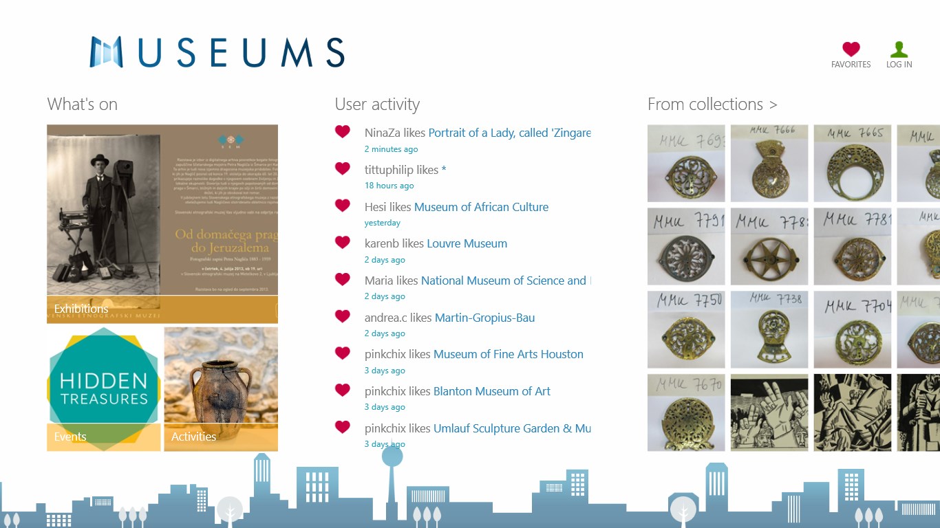 Museums app