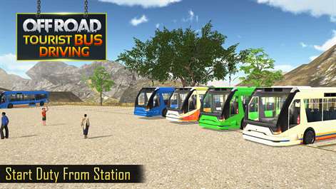 Off Road Tourist Bus Driving - Mountains Traveling Screenshots 1