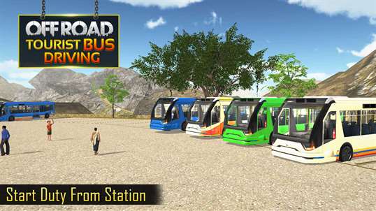 Off Road Tourist Bus Driving - Mountains Traveling screenshot 1