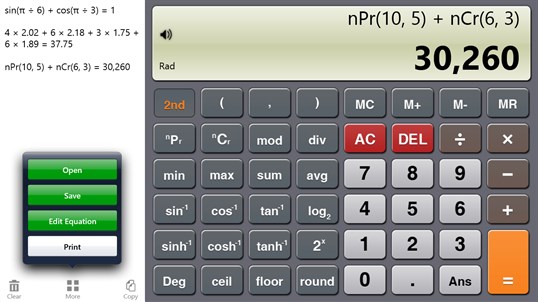 Calculator One screenshot 3