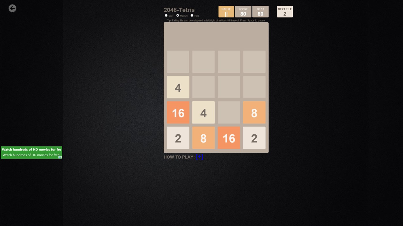 #6. 2048 Collection: 12 Game Boards (Windows) By: Prabh Arora