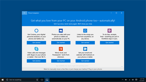 Microsoft Phone Companion Screenshots 2