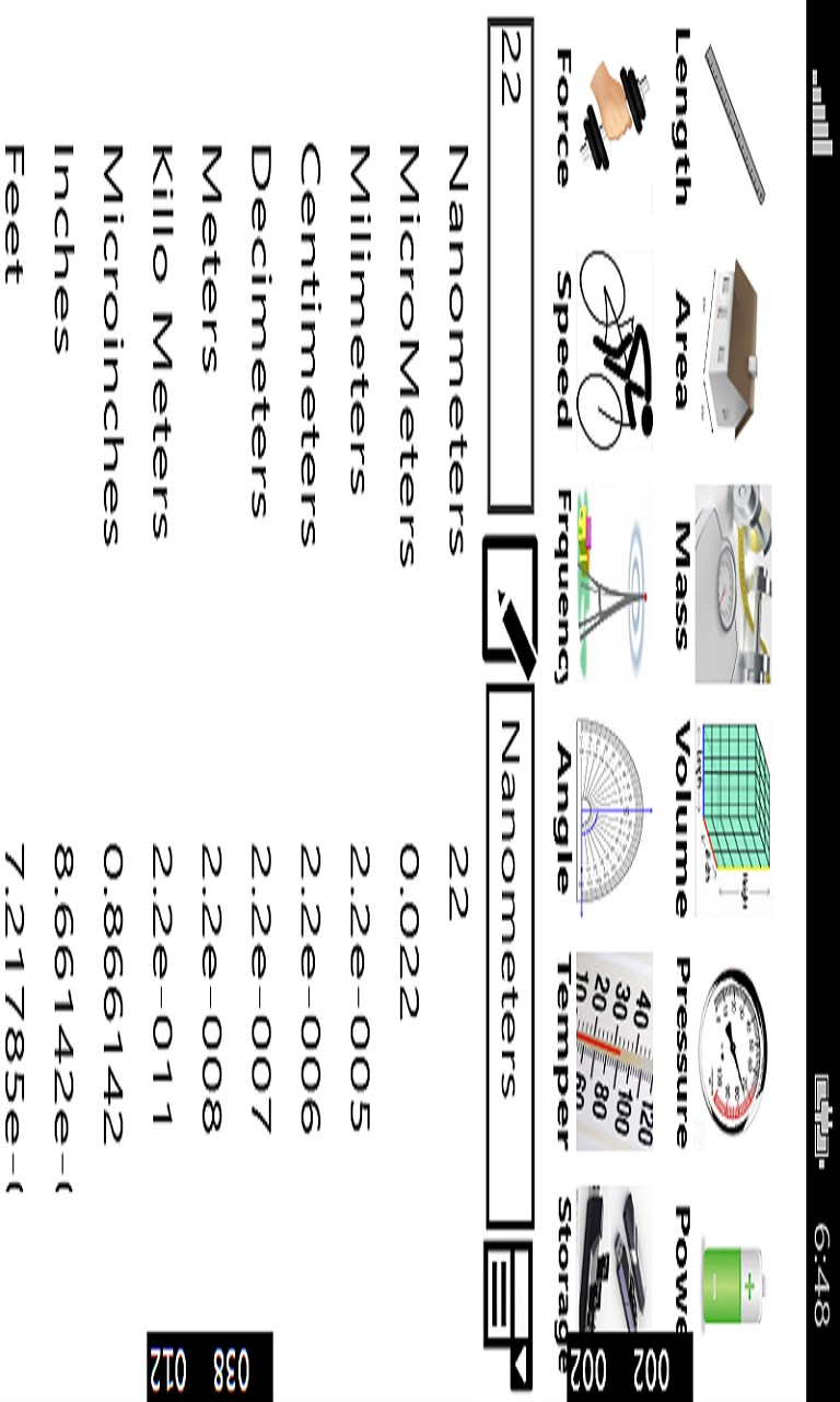 Universal Unit Conversion screenshot