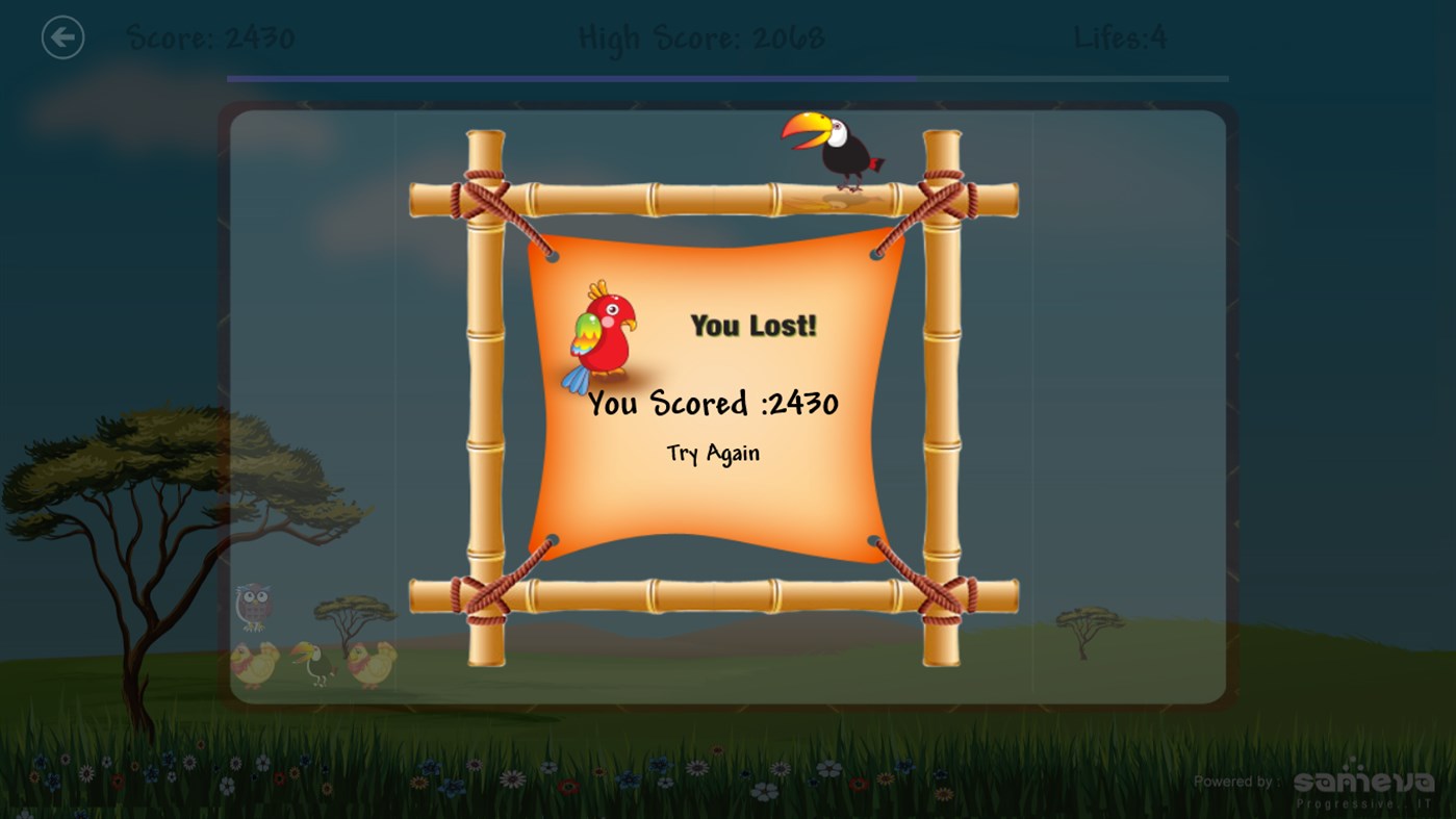 #4. Bird Match (Windows) 由: Sameva Inc