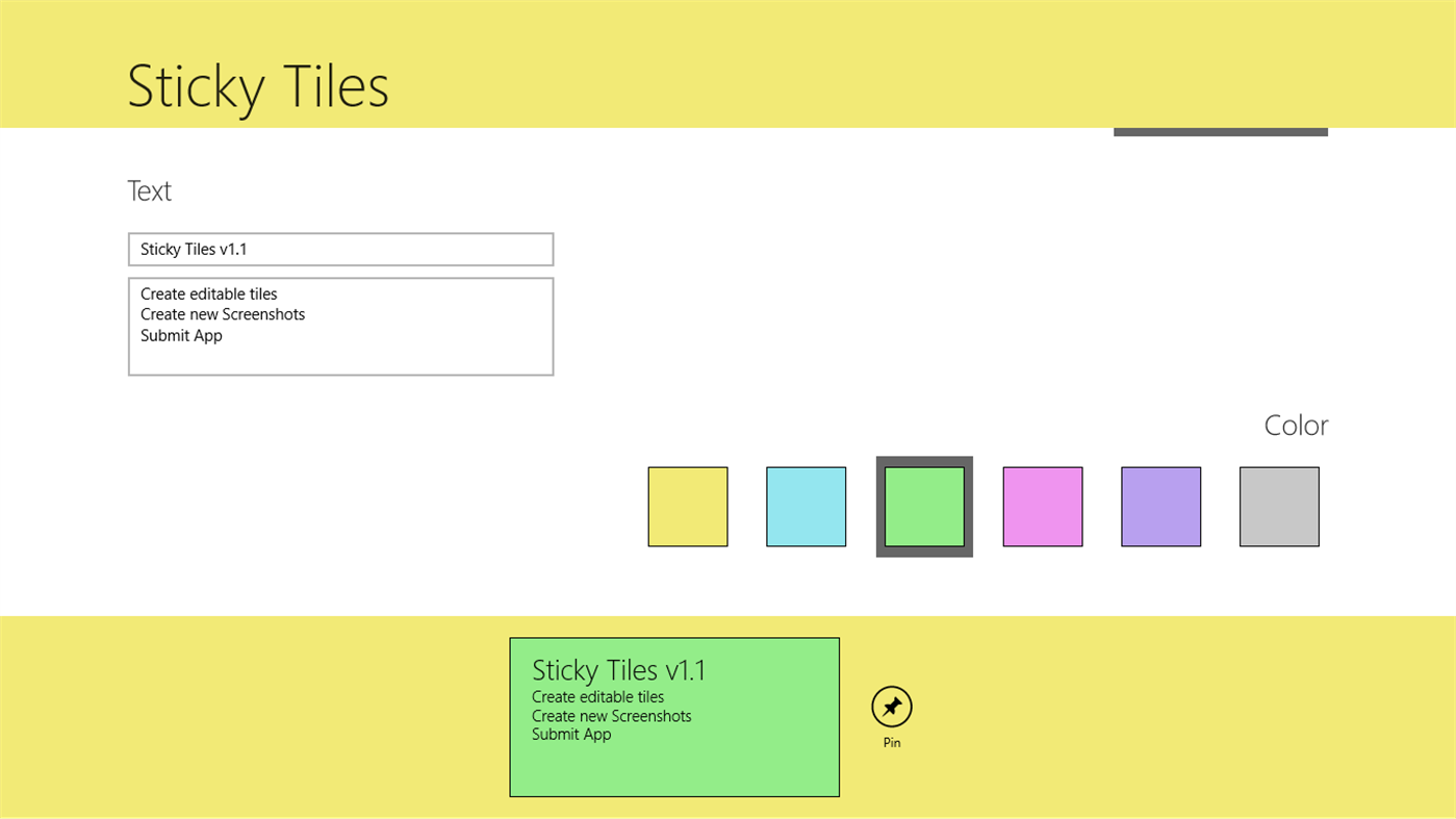 #5. Sticky Tiles (Windows) Με: Nirmit Kavaiya