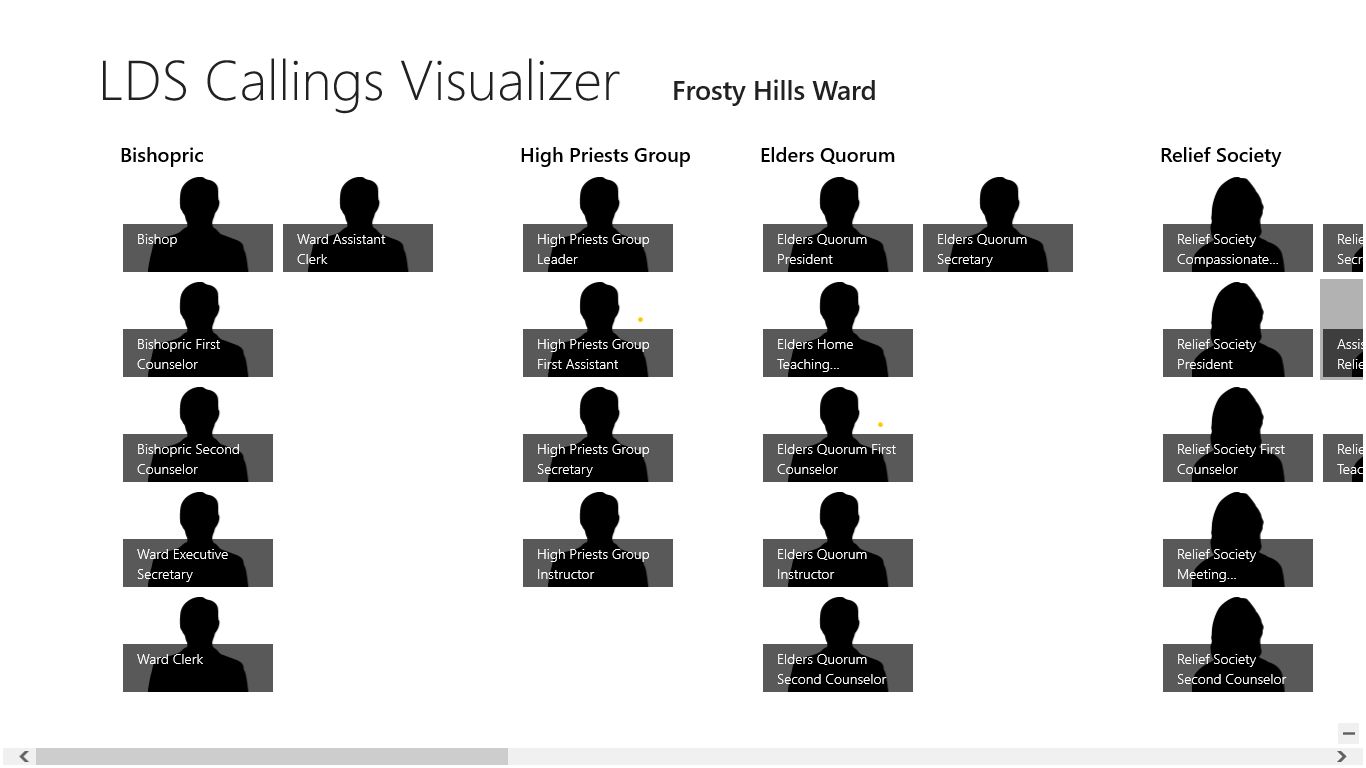 LDS Callings Visualizer (Trial) for Windows 10