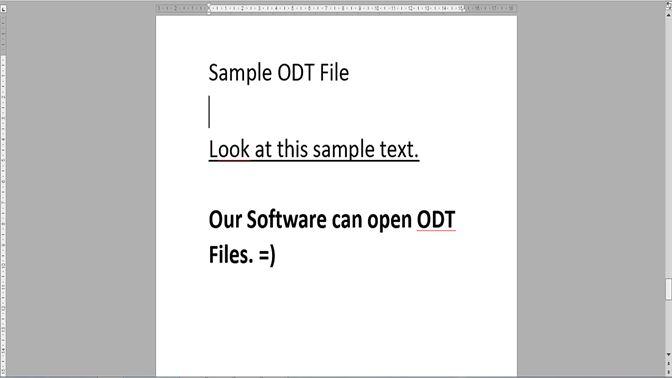 open odt file windows 7