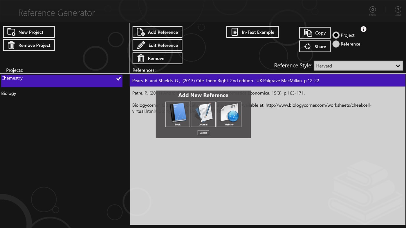 #2. Reference Generator Pro (Windows) 由: Screech Studios