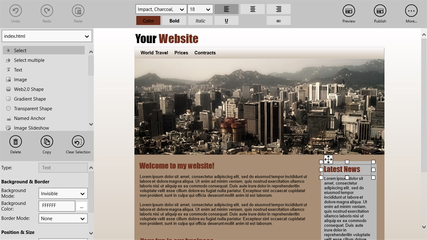 #4. Website Constructor (Windows) Von: Ambiera