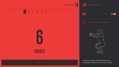 Runtastic Squats PRO Screenshots 2