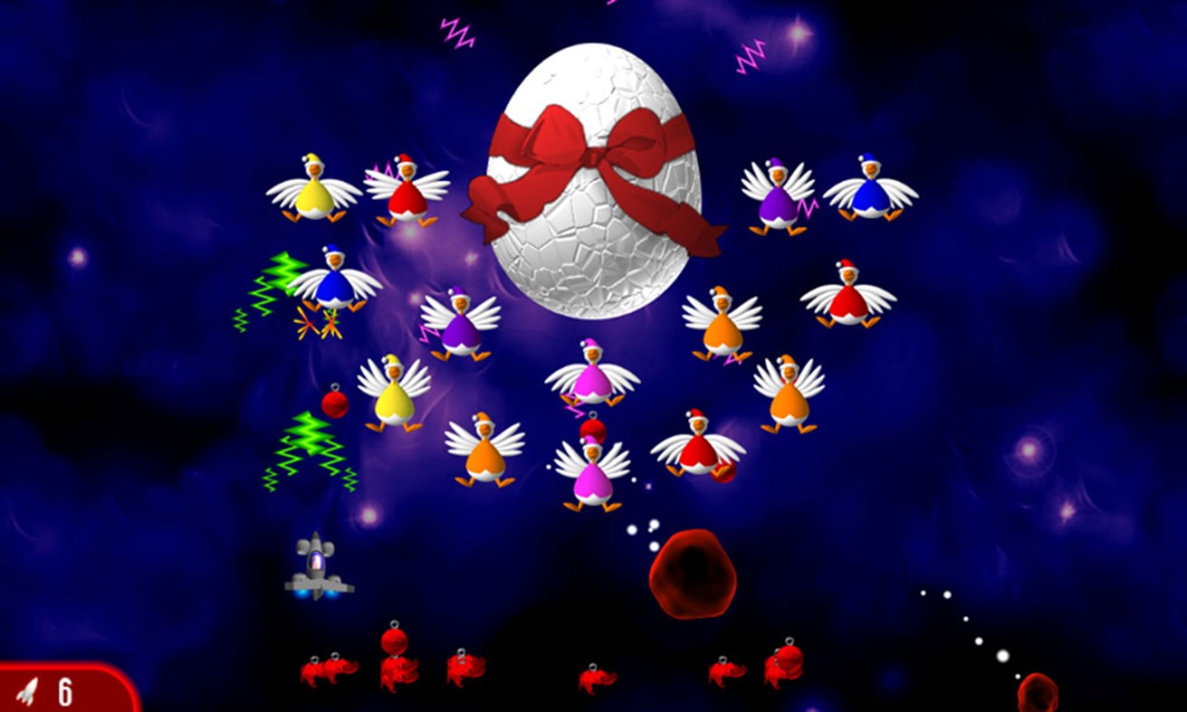 #4. Chicken Invaders 2 Xmas HD (Windows) Podle: BETACOM S.A.