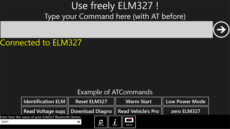 Use freely ELM327 ! - PC - (Windows)