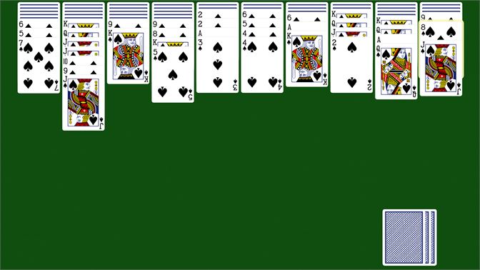 microsoft spider solitaire collection windows 10