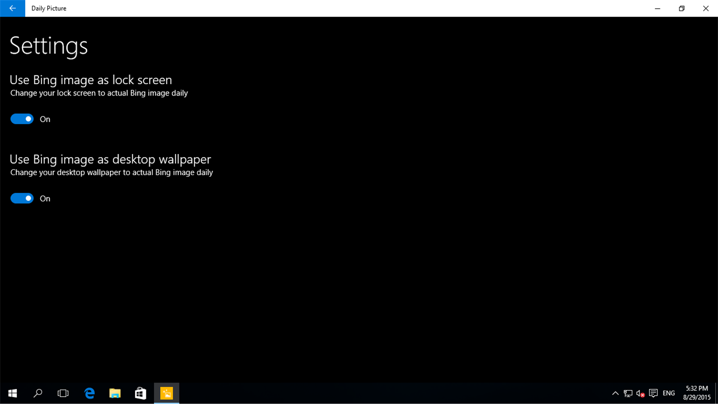 #4. Daily Picture (Windows) di: Duracellko.NET