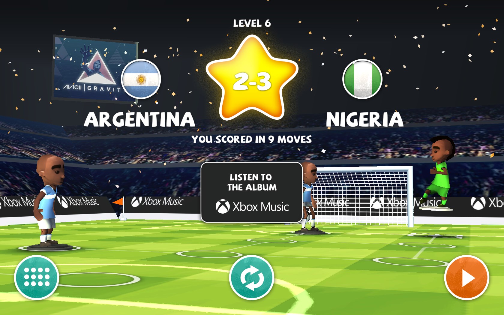 Challenge yourself to get the gold star for every level.