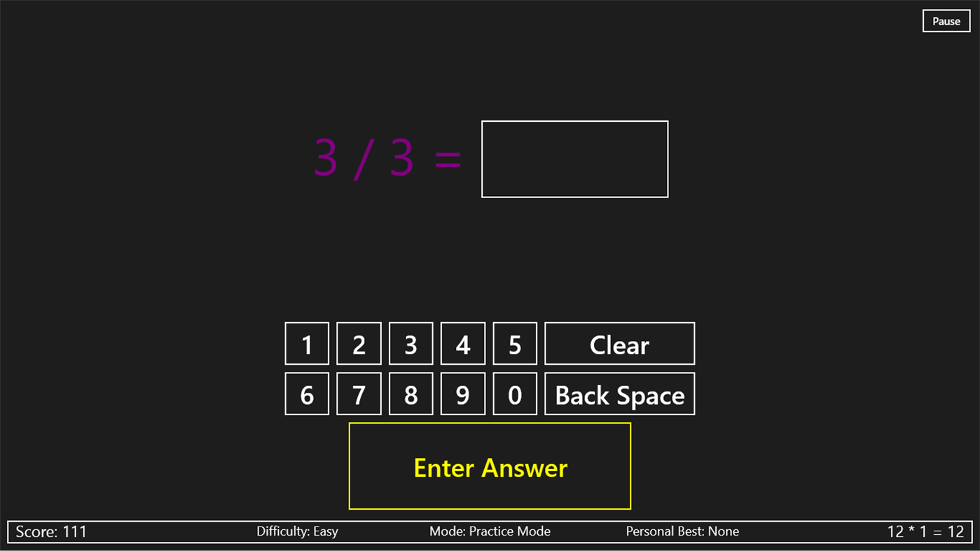 #1. The Math Challenge!!! For Kids (Windows) بواسطة: ‪Justin's Creations‬