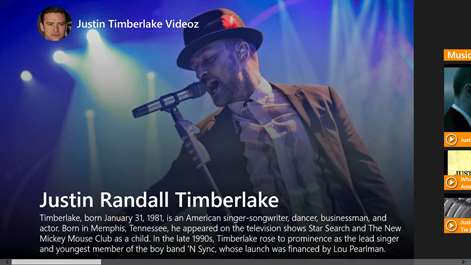 Justin Timberlake Videoz Screenshots 1