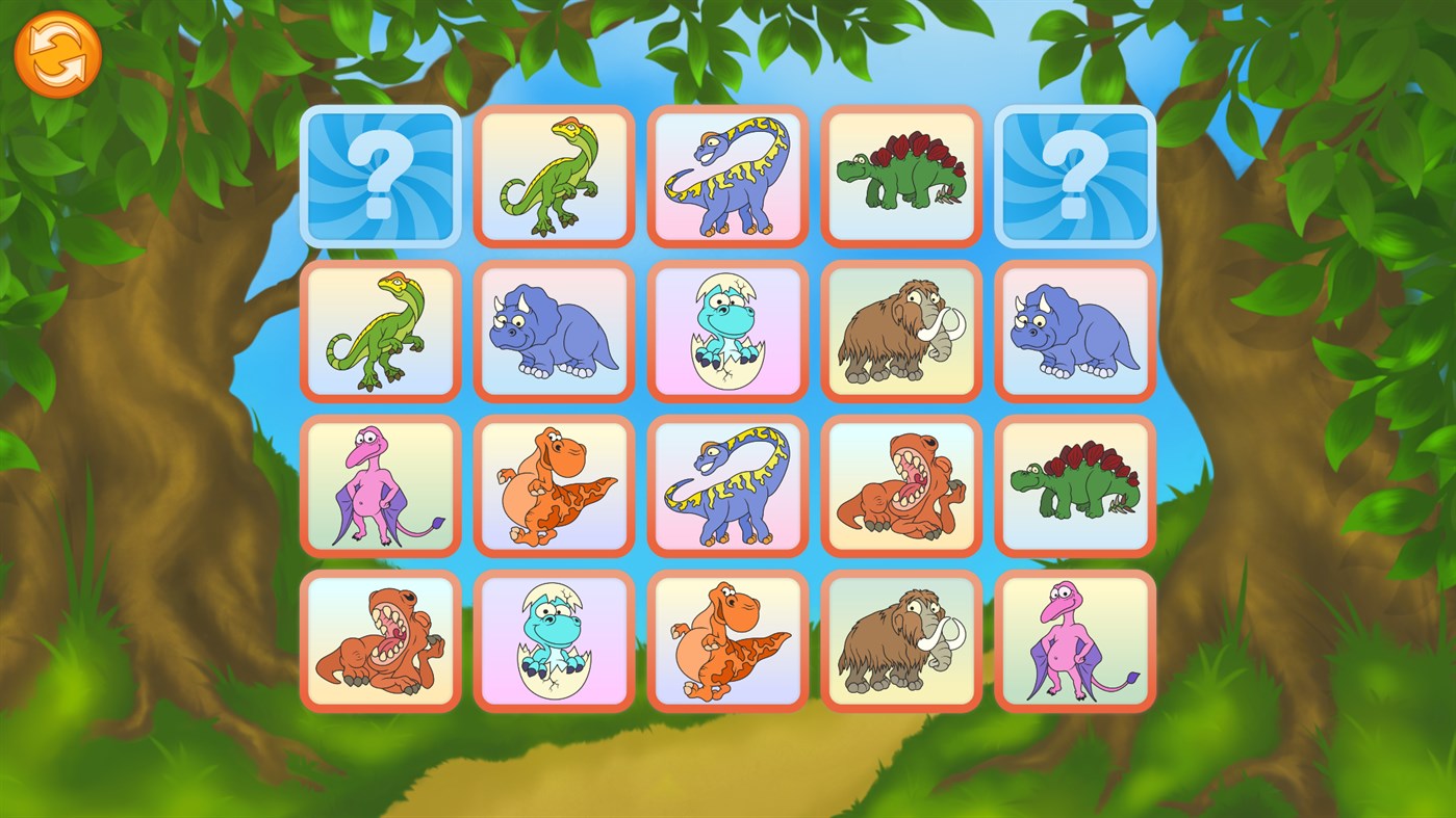 #2. Dinosaurs - Find Matching Images (Windows) 来自: Kedronic UAB