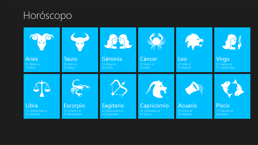 Conoce Tu Signo - Microsoft Apps