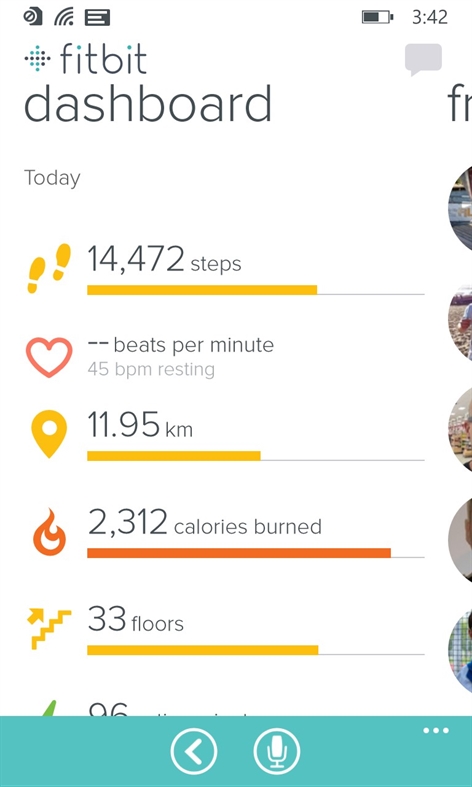 Fitbit Screenshot
