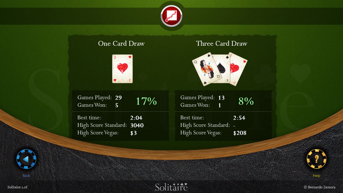#9. Solitaire HD (Windows) Podle: Bernardo Zamora