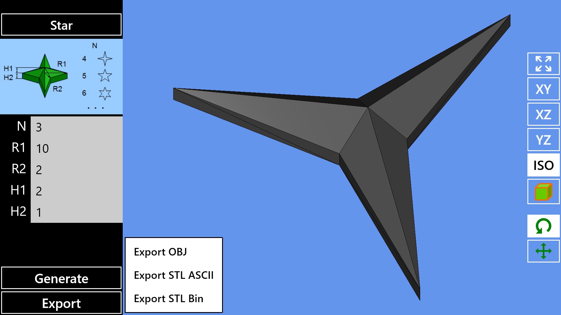 Export type