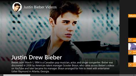 Justin Bieber Videos Screenshots 1