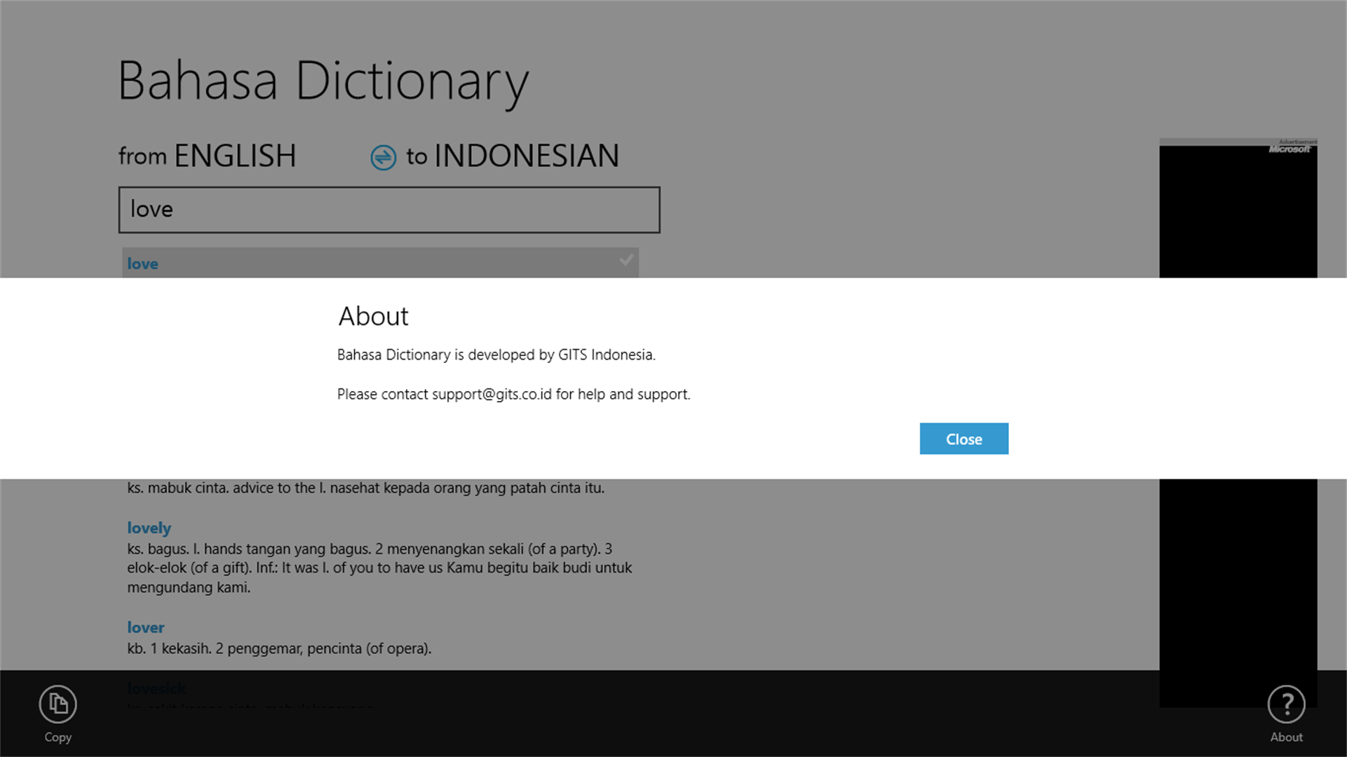 Bahasa Dictionary - Microsoft Apps