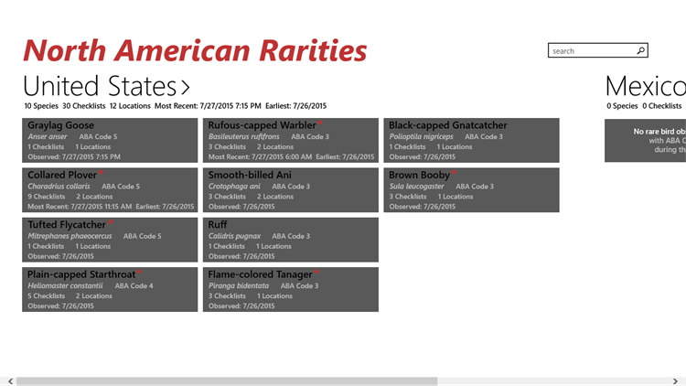 North American Rarities - PC - (Windows)