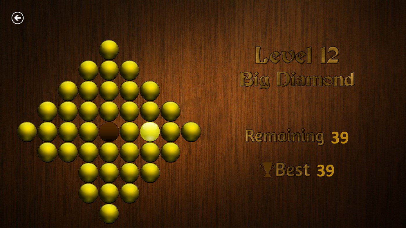 #6. Pegs solitaire (Windows) By: Aga_s