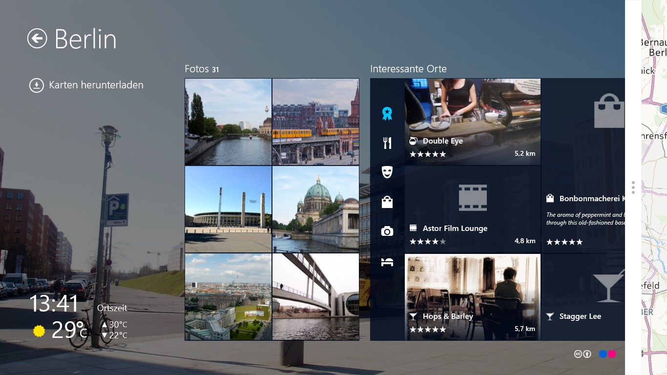 HERE Maps Screenshot