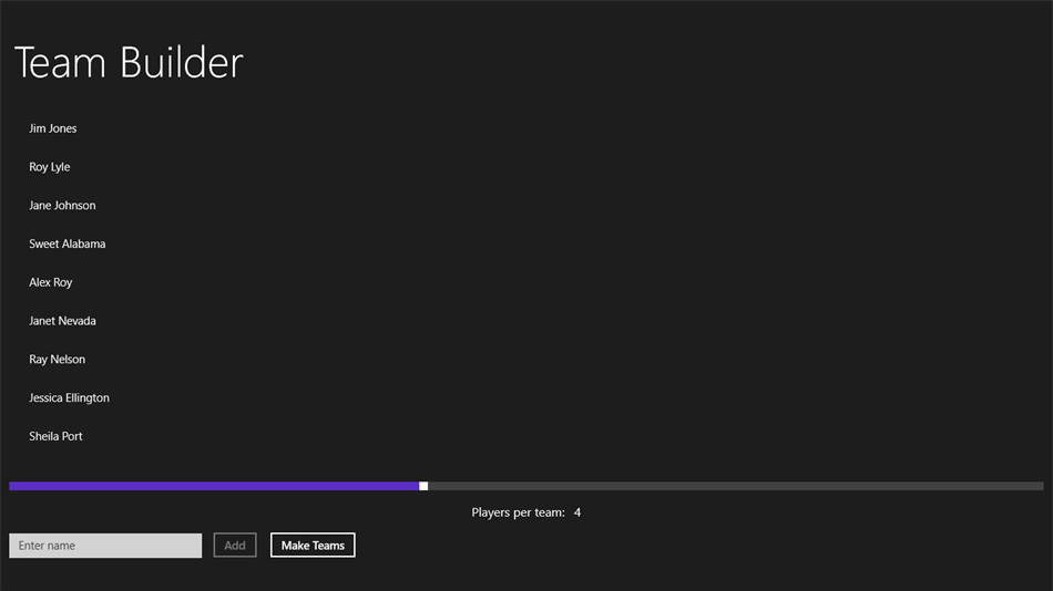 Team Builder (Windows) 由: Gabriel Caldwell